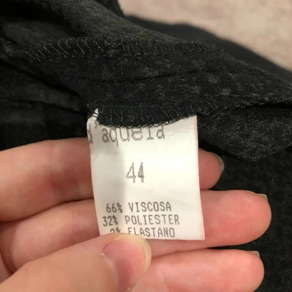 d'aquela Black snake print skirt Size 14 Made in Spain - Picture 6 of 9